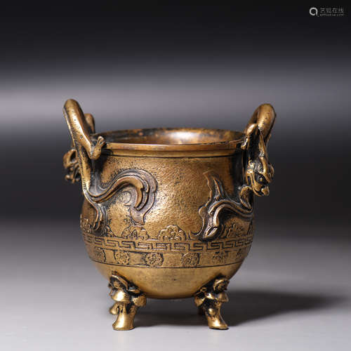 A Chinese Bronze Incense Burner