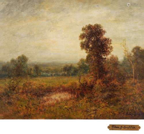 托马斯·B·格里芬（1858～1918） 风景 布面油画