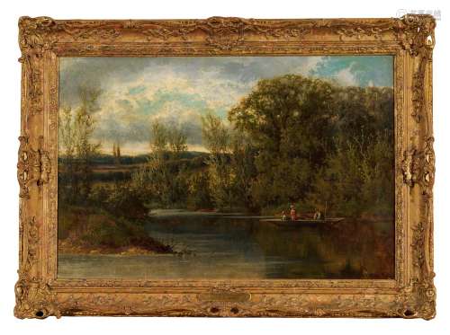 塞德里克·格雷（19世纪末） 1893年作 泰晤士河 布面油画