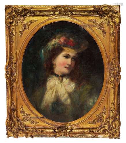 约书亚·雷诺兹爵士（1723～1792） 女子肖像 布面油画