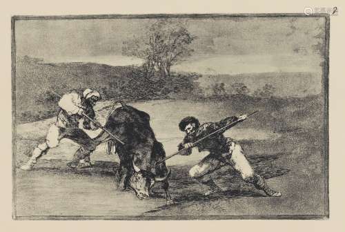 弗朗西斯科·戈雅（1746～1828） 另一种徒步狩猎方式 纸本版画