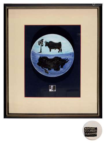巴勃罗·毕加索（1881～1973） 公牛瓷盘