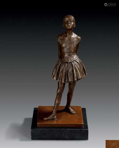 埃德加·德加（1834～1917） 十四岁的小舞者 铸铜雕塑