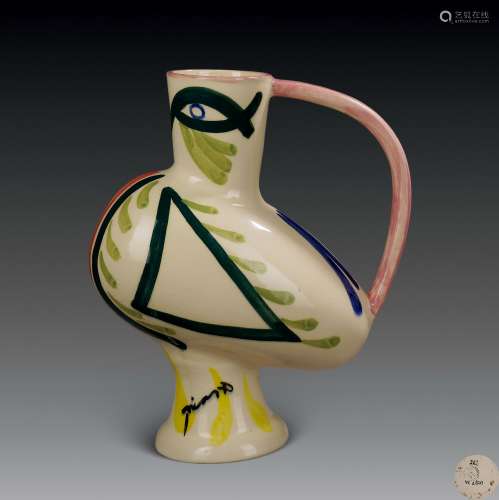 巴勃罗·毕加索（1881～1973） 陶瓷水罐（猫头鹰）