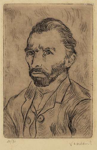 文森特·梵高（1853～1890） 自画像 蚀刻版画