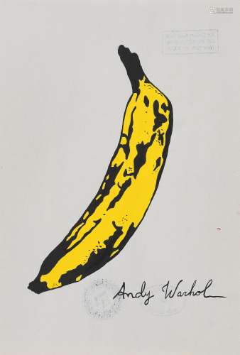 安迪·沃霍尔（1928～1987） 香蕉 纸本综合材料