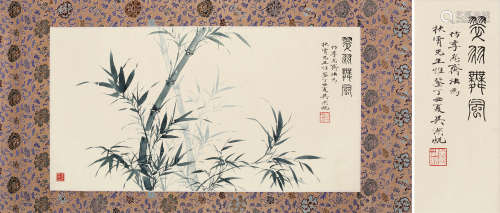 吴湖帆(1894-1968) 翠羽舞风 浅设色纸本 镜片 1937年作