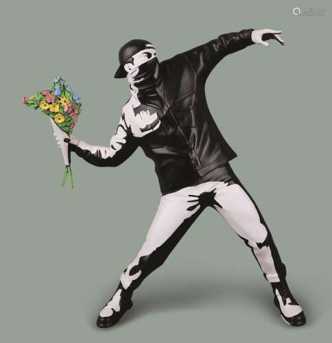 Banksy（b.1974）  2016年作 FLOWER BOMBER （ORIGINAL）