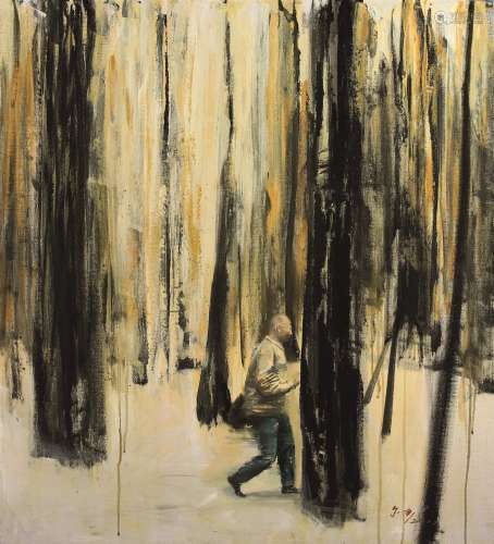 韦尔申（b.1956）  2012年作 林中记事 布面油画