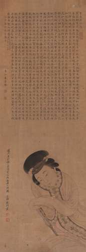 改琦（1773～1828）  李香君像 镜心 设色绢本