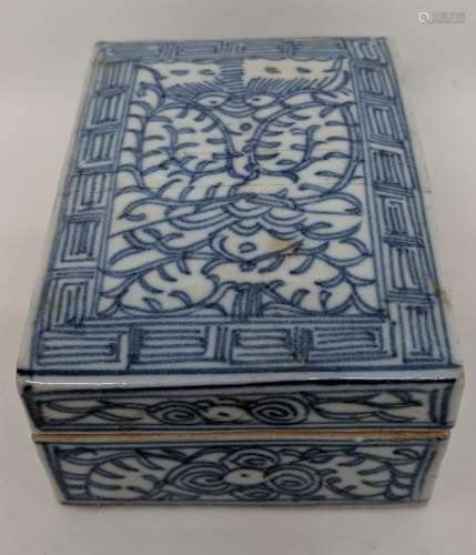 青花瓷盒