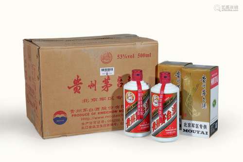 2012年产飞天牌北京军区专供贵州茅台酒