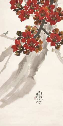 陈树人（1884～1948） 木棉花 镜心 设色纸本