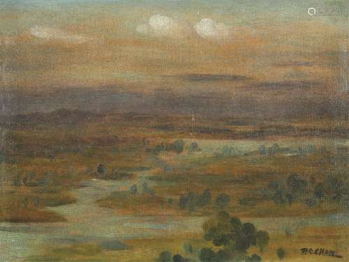 周碧初（1903～1995） 云淡风轻 油画 布面