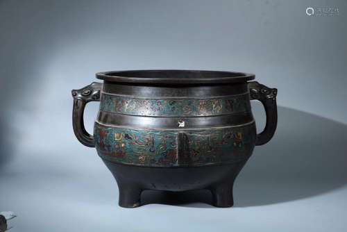 A CHINESE CLOISONNÃ‰ CENSER, MING DYNASTY