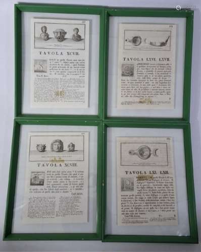 Four Original Engravings