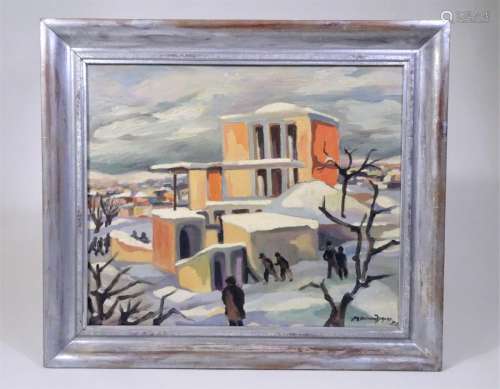 Signed Maxim Jaques, Dated '56, Oil on Canvas