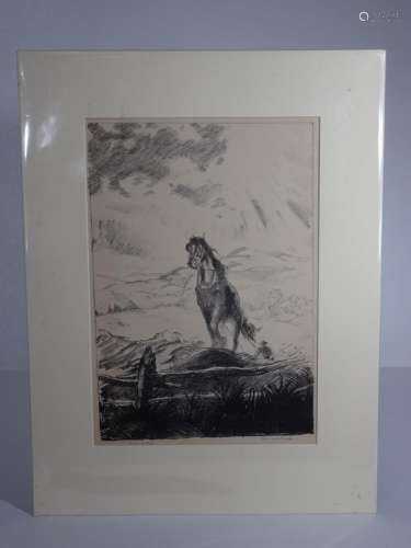 Eleanor Perot, Signed Lithograph “Spring Day”