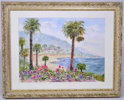 Signed M. Otto (20th Century) American, Watercolor