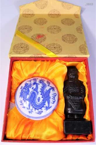 Chinese Wax Seal and Stamp Set