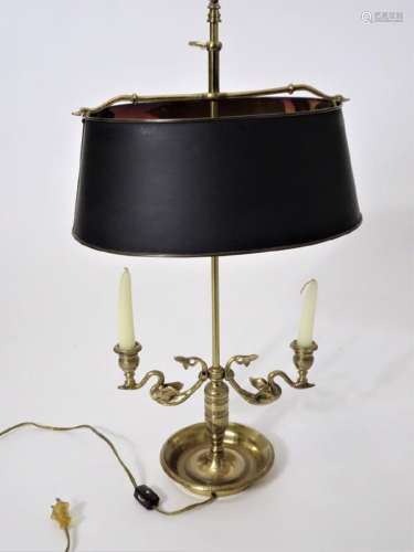 Hollywood Regency Bouillotte Table Lamp