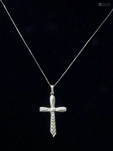 Cross Necklace 10k Yellow Gold