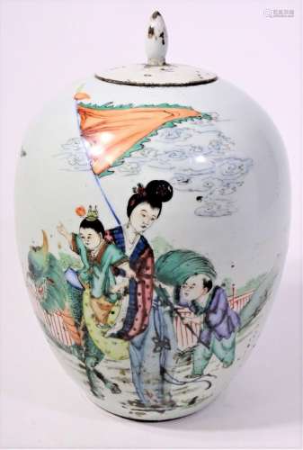 19th C. Chinese Porcelain Ginger Jar