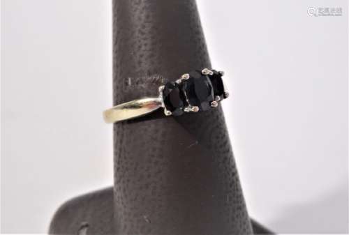 Sapphire Ring 14k Yellow Gold