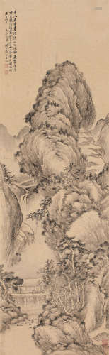戴熙（1801～1860） 1856年作 山水 镜心 设色纸本