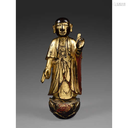 GRANDE STATUETTE DE BOUDDHA ENFANT