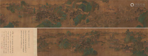 仇英（1498～1552） 洛神赋 手卷 设色绢本