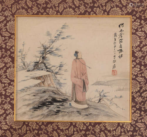 张大千（1899～1983） 高仕图 镜片 设色纸本