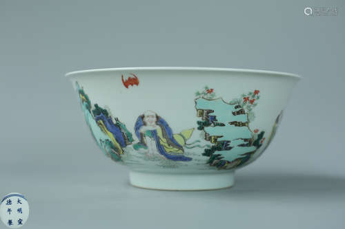 A WUCAI BOWL DESIGN STORY PATTERN