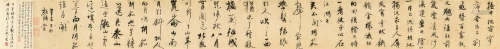董其昌（1555～1636） 草书 手卷 水墨绫本