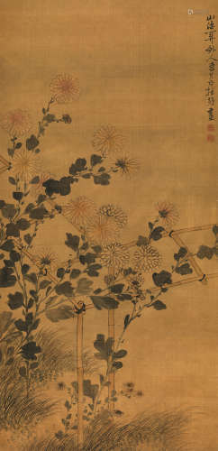 高其佩（1672～1734） 秋色 立轴 设色绢本