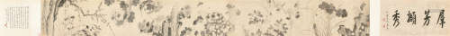 周之冕（1521～？） 群芳撷秀图 手卷 设色纸本