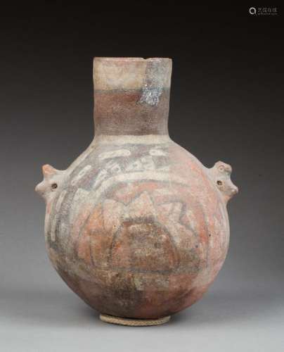 Vase \nTerre cuite \nChancay, Pérou \n1100 à 1400 ap …