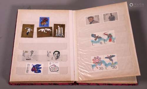 16 Page Chinese Postage Stamp Album 1987