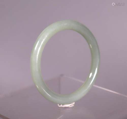 Chinese Pale Celadon Jade Bangle