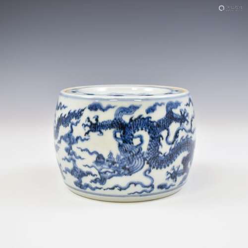 XUANDE BLUE & WHITE CRICKET CAGE