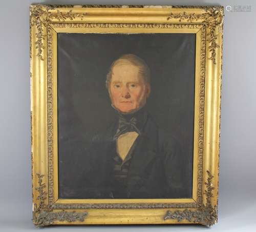 A 19th Century Portrait Oil on Canvas