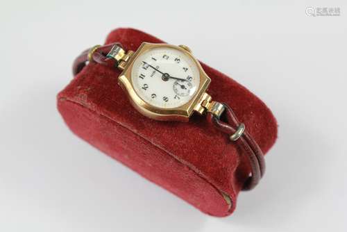 A Lady's 9ct Yellow Gold Hirko Cocktail Watch