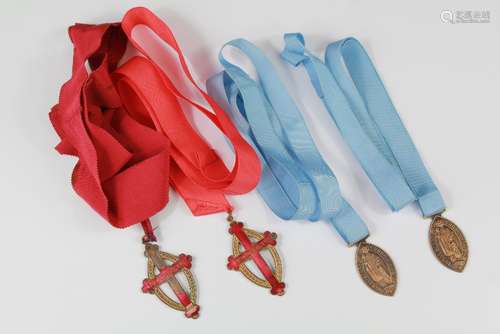 Four Royal College of Music Choral Medals