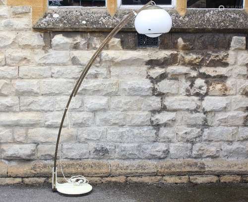 A Mid 20th Century Harvey Guzzini Arc Lamp