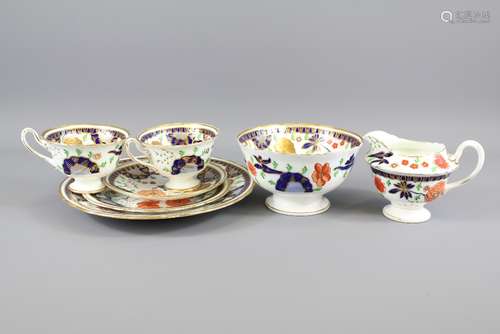 A Part Late Foley Shelley Ashbourne Pattern Imari Tea Set Nr 10896 (8524)