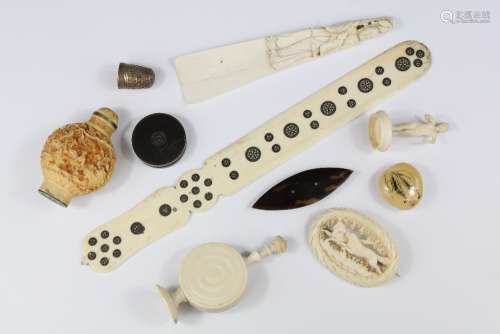 Miscellaneous 19th Century Ivory