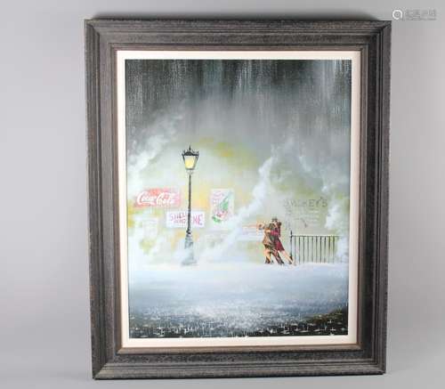 Jeff Rowland Limited Edition Print entitled 'Last Tango in Brooklyn' nr 4/25, the print approx 80 h x 60 w, mounted and framed