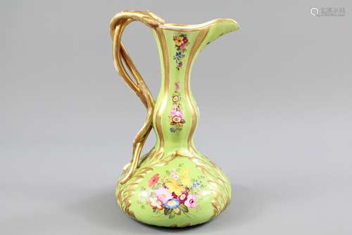 Chamberlain and Co Worcester Green Glazed Vase - 155 New Bond Street