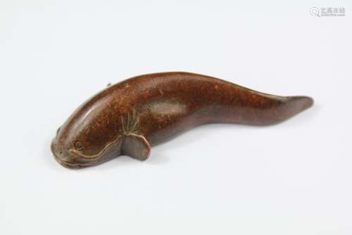 A 20th Century Chinese Cast Bronze Salamander, approx 6 cms