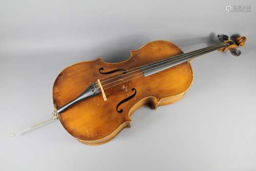 A Hungarian Bausch Child's Cello: approx 104 cms l, the cello has no case